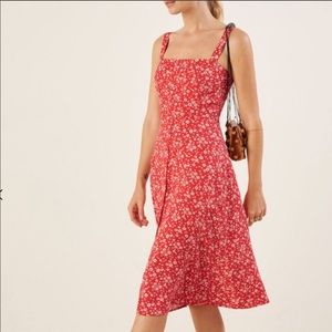 Reformation Persimmon Midi Dress